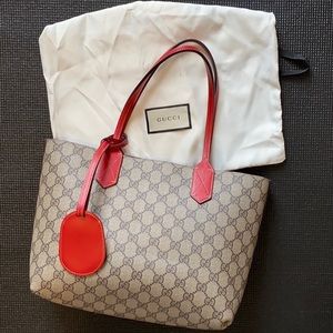 Reversible Small GG Logo Tote